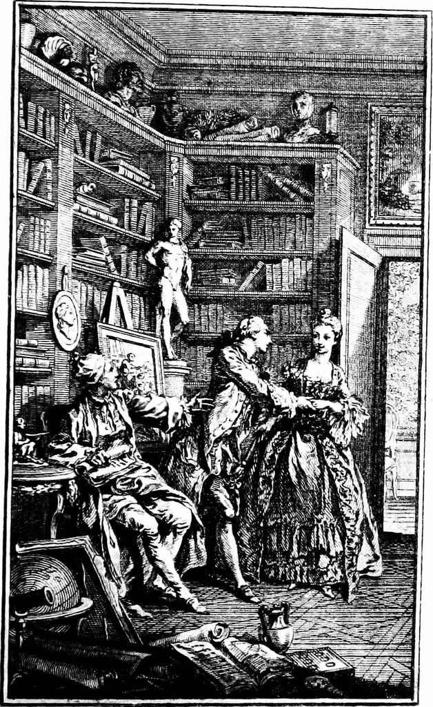 An illustration from Gravelot, 1911, leaf 152