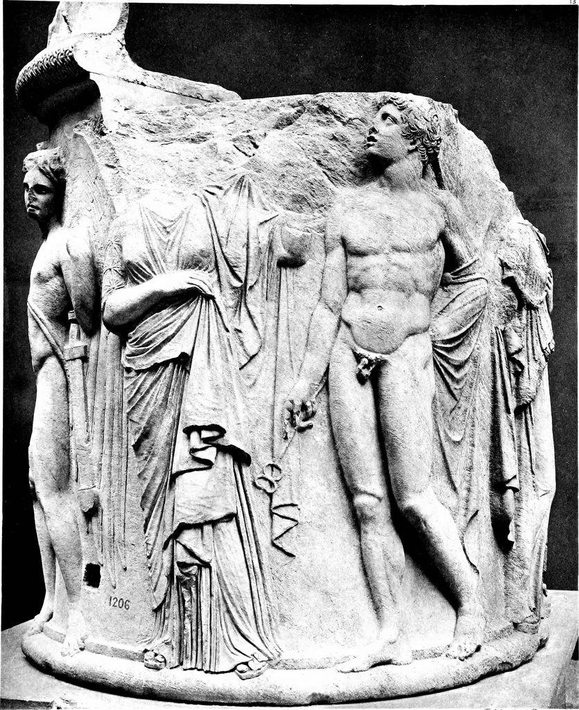 An illustration from Marbles and bronzes; fifty plates from selected subjects in the Department of Greek and Roman Antiquities, 1914, leaf 36