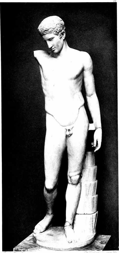 An illustration from Marbles and bronzes; fifty plates from selected subjects in the Department of Greek and Roman Antiquities, 1914, leaf 54