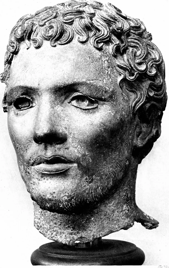 An illustration from Marbles and bronzes; fifty plates from selected subjects in the Department of Greek and Roman Antiquities, 1914, leaf 92