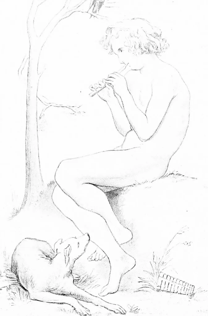 An illustration from Thomas Woolner, R.A., sculptor and poet; his life in letters, 1917, leaf 140