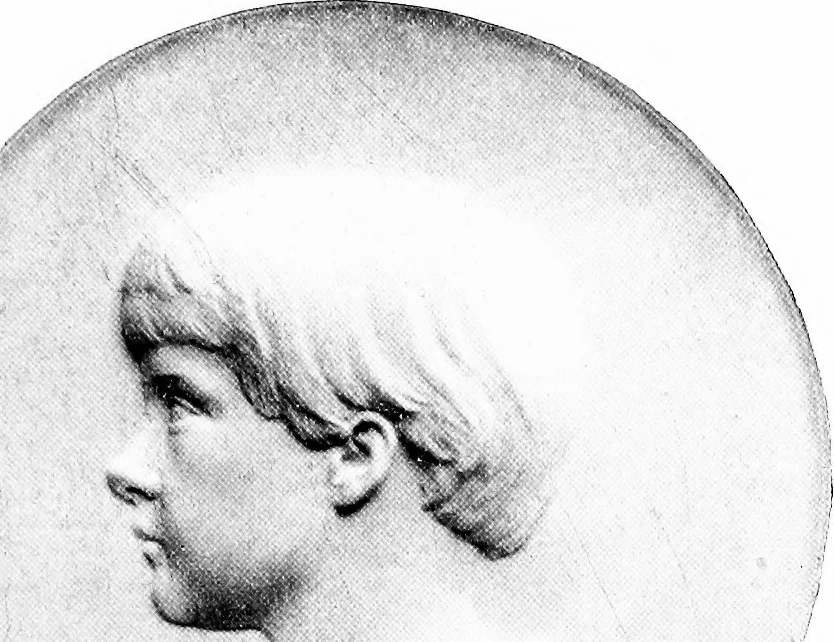 An illustration from Thomas Woolner, R.A., sculptor and poet; his life in letters, 1917, leaf 406