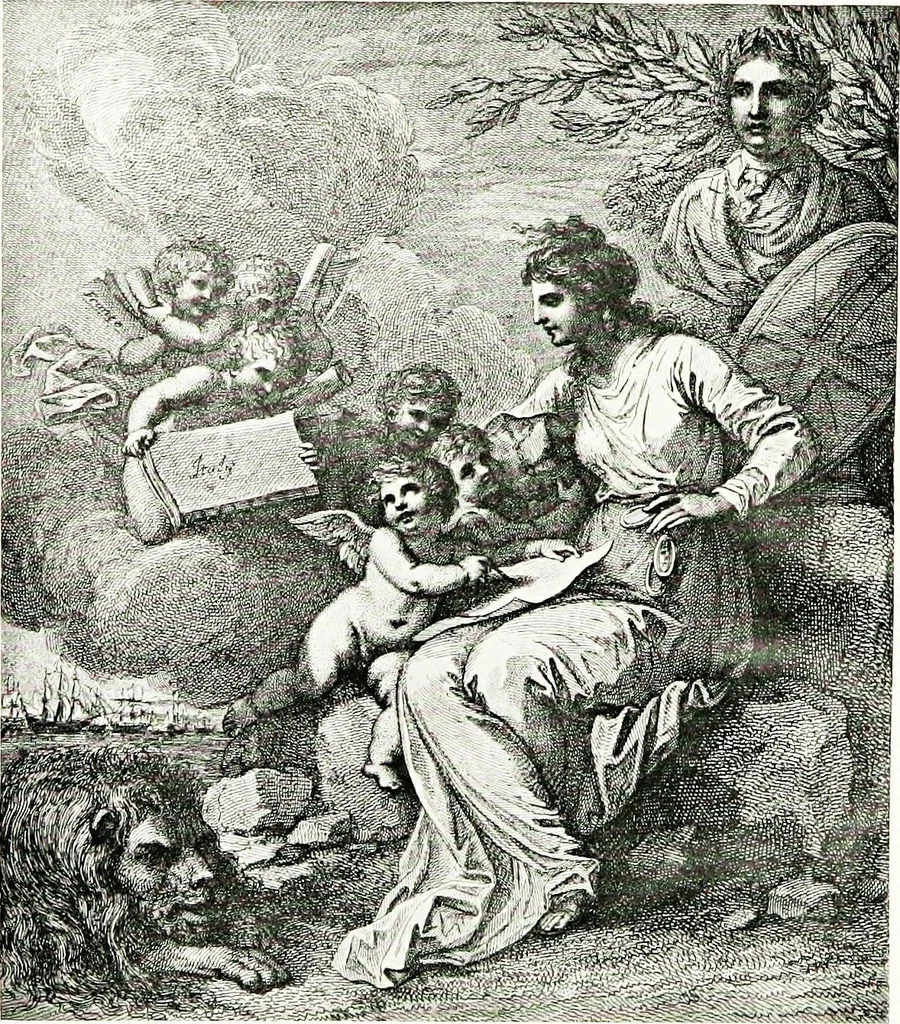 An illustration from Francesco Bartolozzi, R.A.;, 1907, leaf 103