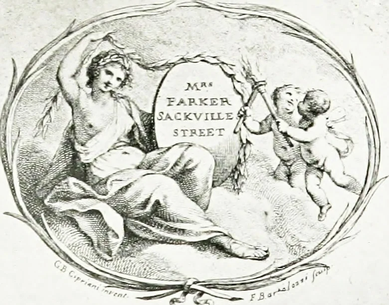 An illustration from Francesco Bartolozzi, R.A.;, 1907, leaf 122