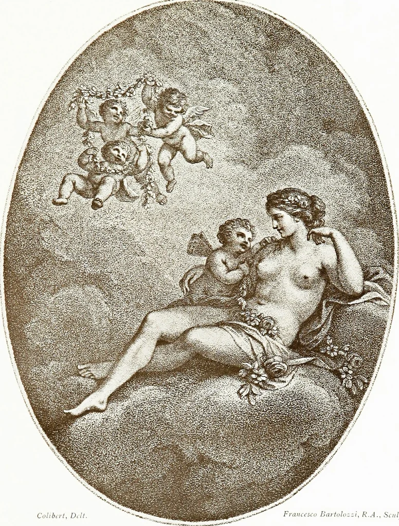 An illustration from Francesco Bartolozzi, R.A.;, 1907, leaf 124