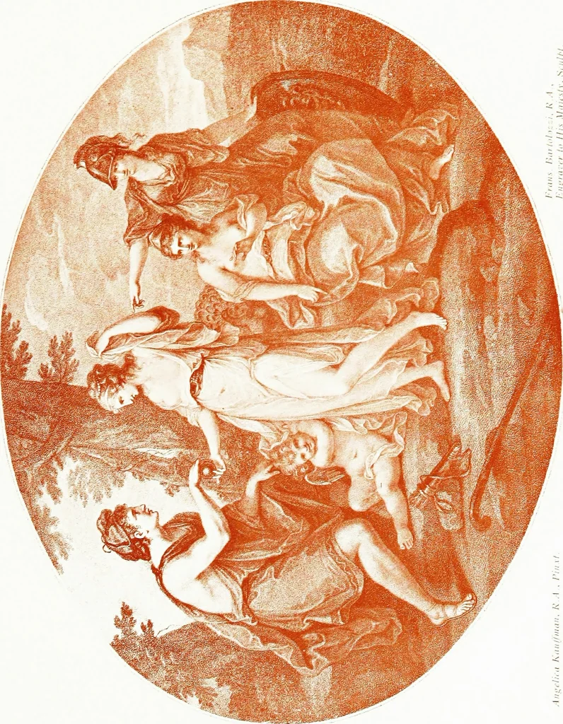 An illustration from Francesco Bartolozzi, R.A.;, 1907, leaf 136