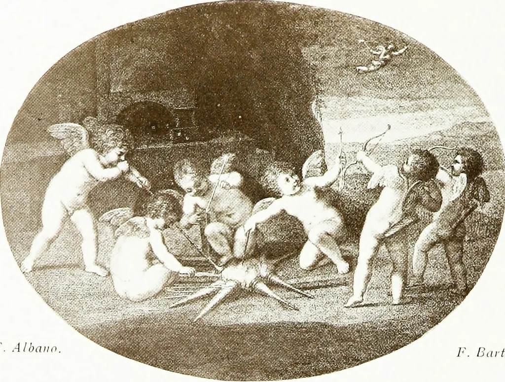 An illustration from Francesco Bartolozzi, R.A.;, 1907, leaf 143