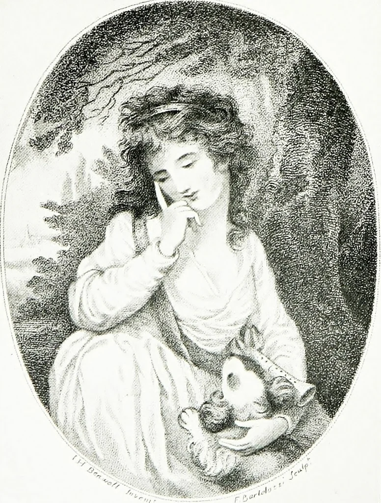 An illustration from Francesco Bartolozzi, R.A.;, 1907, leaf 145