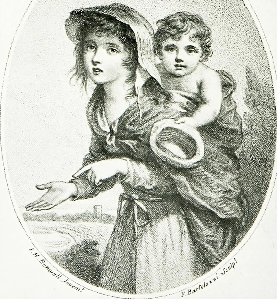 An illustration from Francesco Bartolozzi, R.A.;, 1907, leaf 145