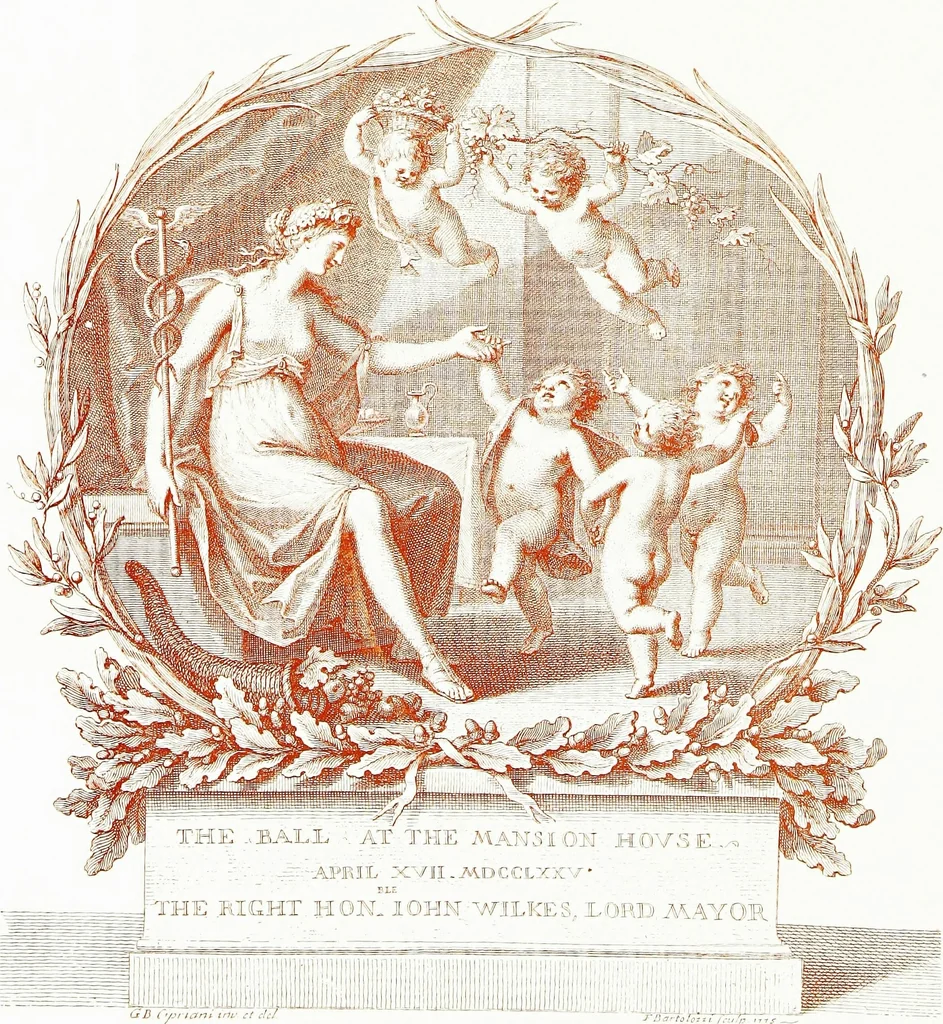 An illustration from Francesco Bartolozzi, R.A.;, 1907, leaf 151