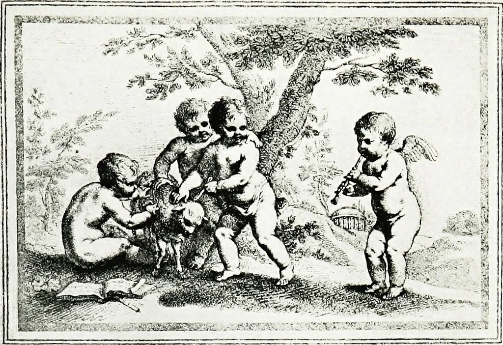 An illustration from Francesco Bartolozzi, R.A.;, 1907, leaf 158