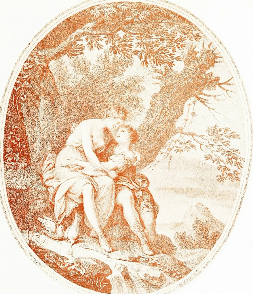 An illustration from Francesco Bartolozzi, R.A.;, 1907, leaf 168