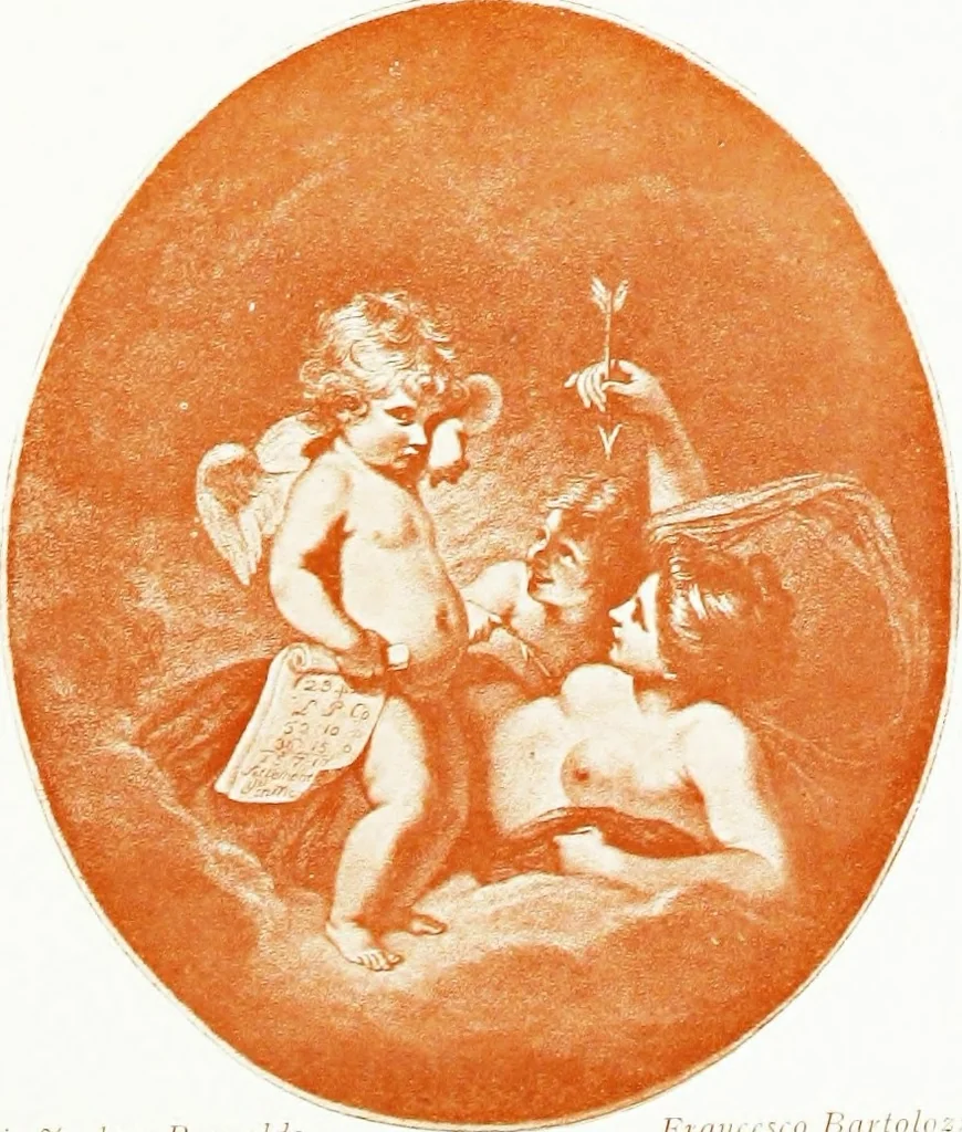 An illustration from Francesco Bartolozzi, R.A.;, 1907, leaf 184
