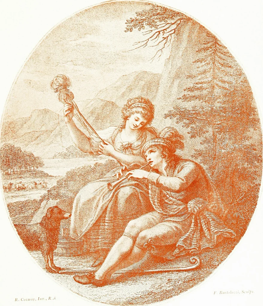 An illustration from Francesco Bartolozzi, R.A.;, 1907, leaf 190