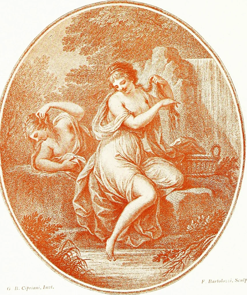 An illustration from Francesco Bartolozzi, R.A.;, 1907, leaf 193