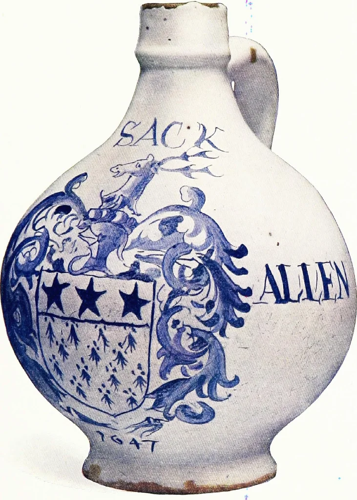 An illustration from A history and description of English earthenware and stoneware (to the beginning of the 19th century), 1904, leaf 114