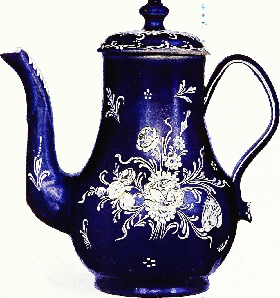 An illustration from A history and description of English earthenware and stoneware (to the beginning of the 19th century), 1904, leaf 206