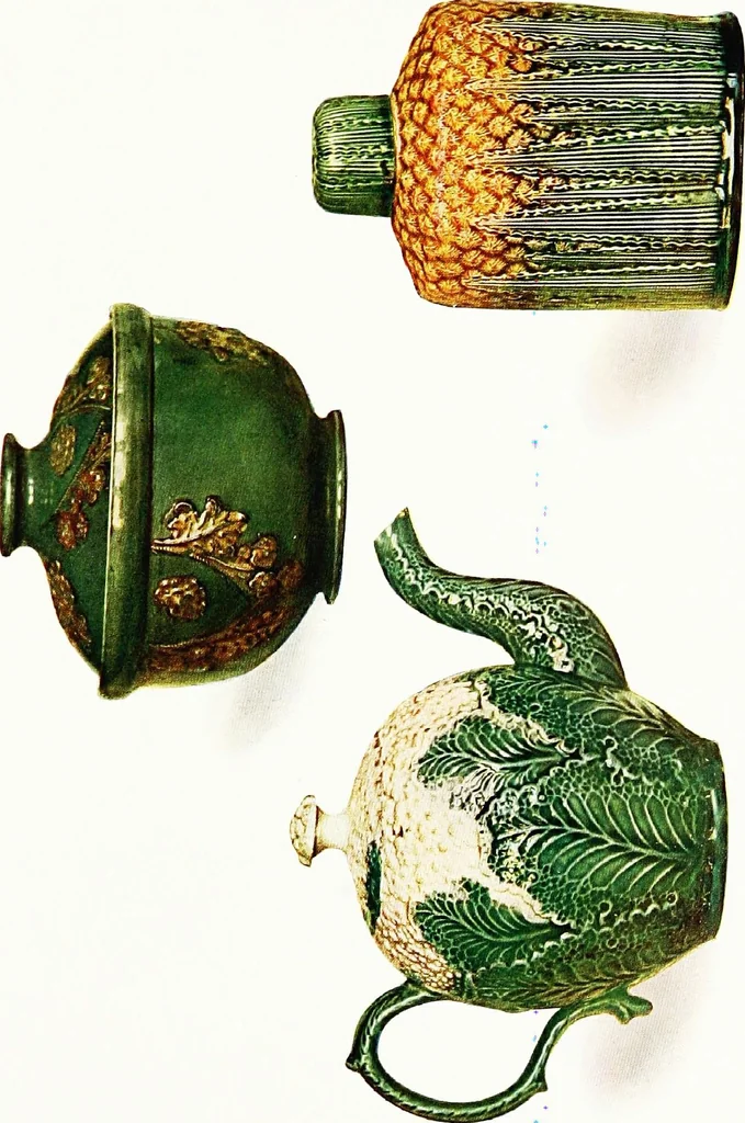 An illustration from A history and description of English earthenware and stoneware (to the beginning of the 19th century), 1904, leaf 236