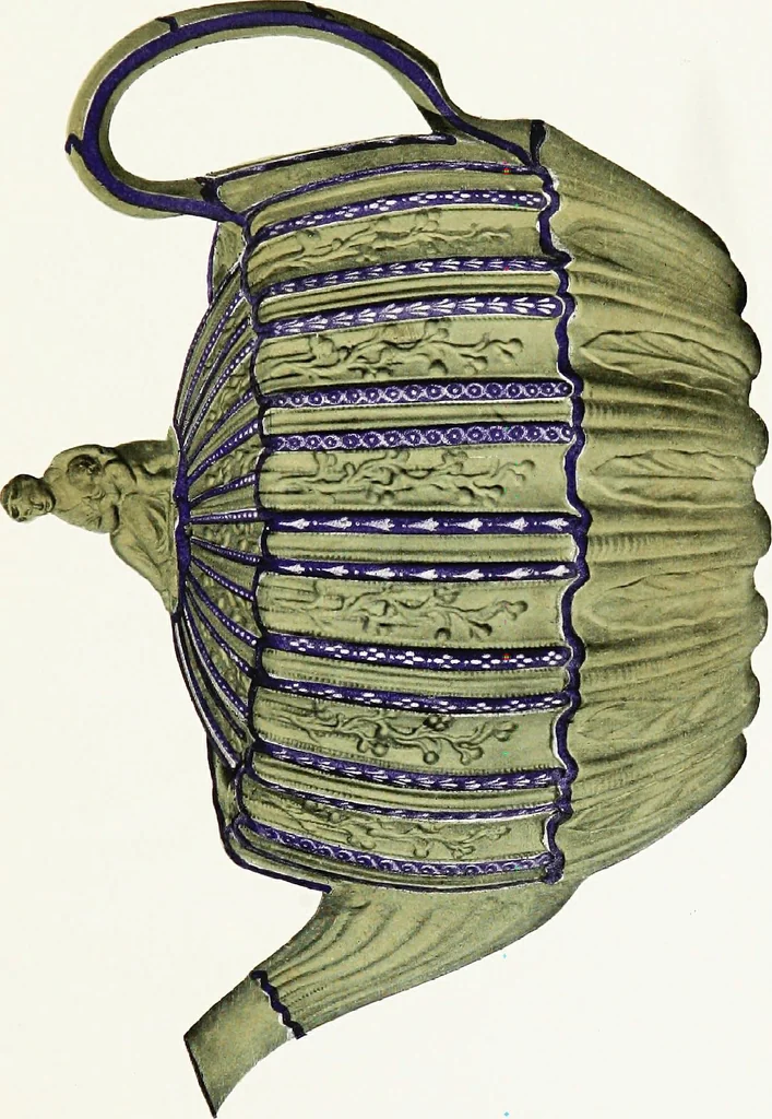 An illustration from A history and description of English earthenware and stoneware (to the beginning of the 19th century), 1904, leaf 324