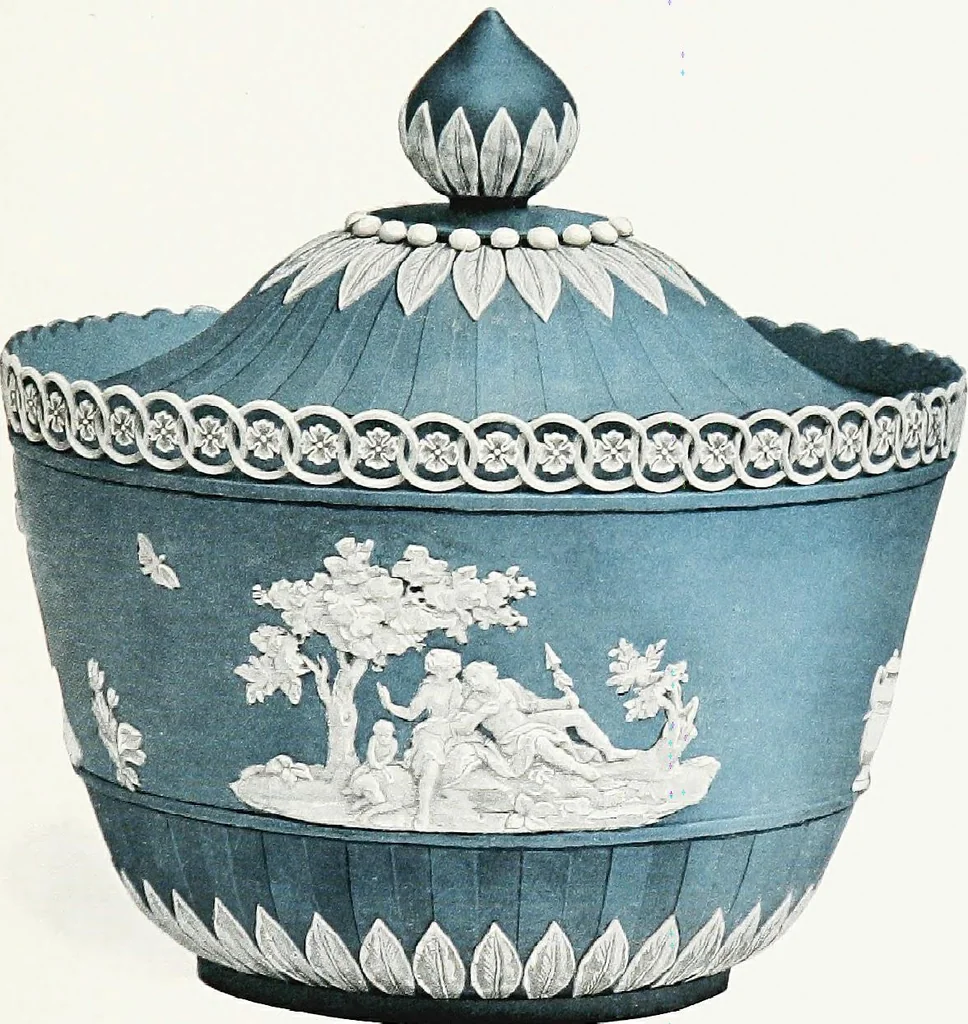 An illustration from A history and description of English earthenware and stoneware (to the beginning of the 19th century), 1904, leaf 336