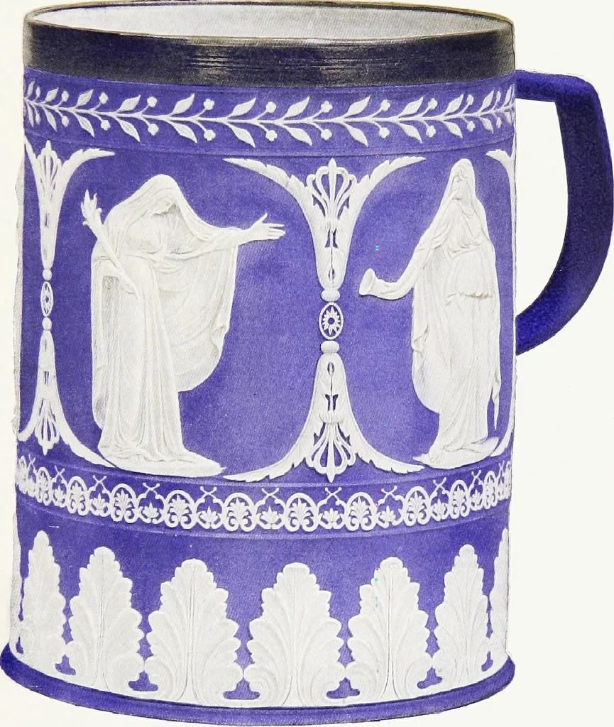 An illustration from A history and description of English earthenware and stoneware (to the beginning of the 19th century), 1904, leaf 360