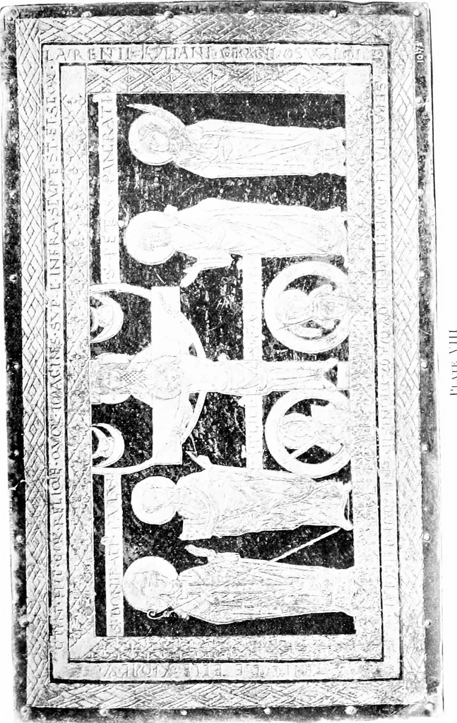 An illustration from Dinanderie; a history and description of mediæval art work in copper, brass and bronze, 1910, leaf 134