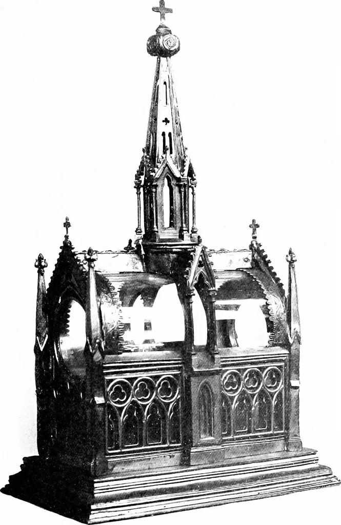 An illustration from Dinanderie; a history and description of mediæval art work in copper, brass and bronze, 1910, leaf 164