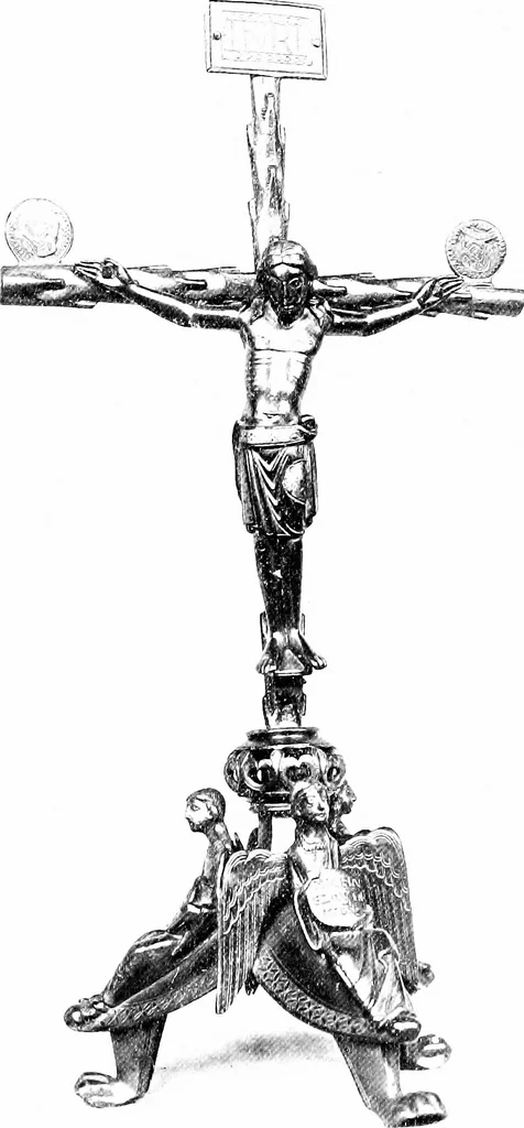 An illustration from Dinanderie; a history and description of mediæval art work in copper, brass and bronze, 1910, leaf 169