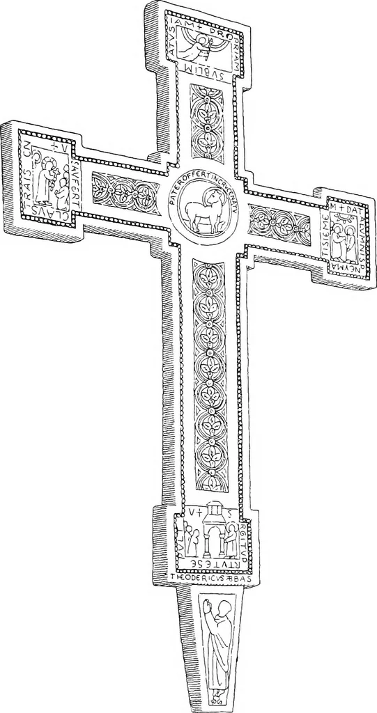 An illustration from Dinanderie; a history and description of mediæval art work in copper, brass and bronze, 1910, leaf 174