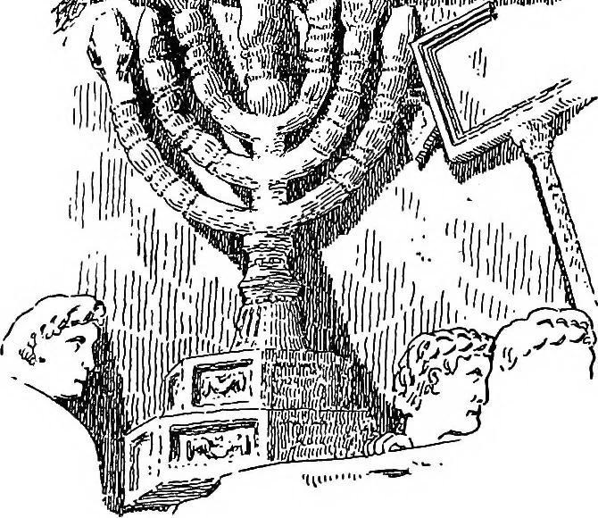 An illustration from Dinanderie; a history and description of mediæval art work in copper, brass and bronze, 1910, leaf 191