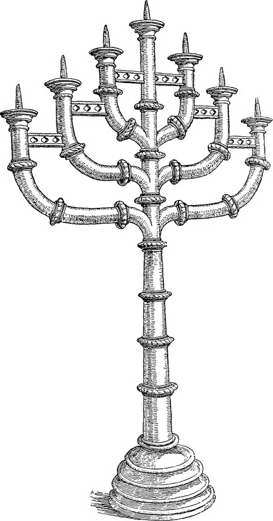 An illustration from Dinanderie; a history and description of mediæval art work in copper, brass and bronze, 1910, leaf 198