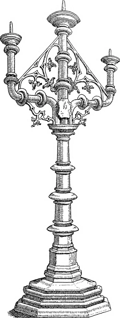 An illustration from Dinanderie; a history and description of mediæval art work in copper, brass and bronze, 1910, leaf 199