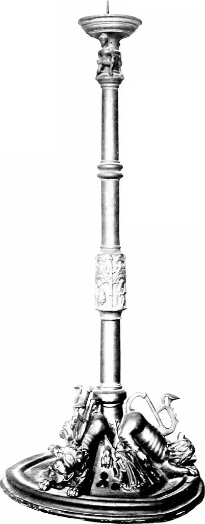 An illustration from Dinanderie; a history and description of mediæval art work in copper, brass and bronze, 1910, leaf 200