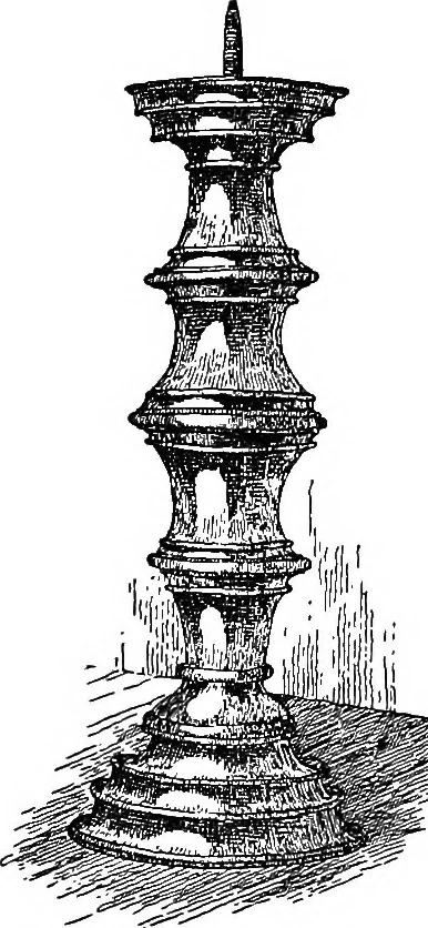 An illustration from Dinanderie; a history and description of mediæval art work in copper, brass and bronze, 1910, leaf 205