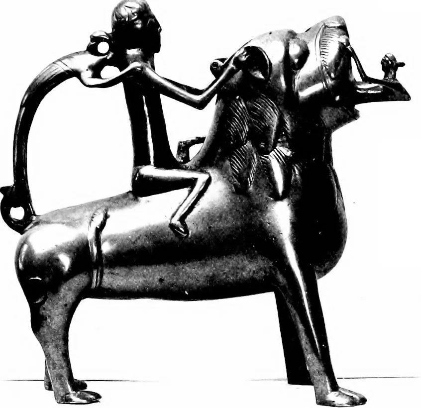 An illustration from Dinanderie; a history and description of mediæval art work in copper, brass and bronze, 1910, leaf 206