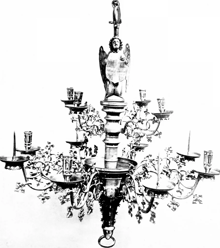 An illustration from Dinanderie; a history and description of mediæval art work in copper, brass and bronze, 1910, leaf 212
