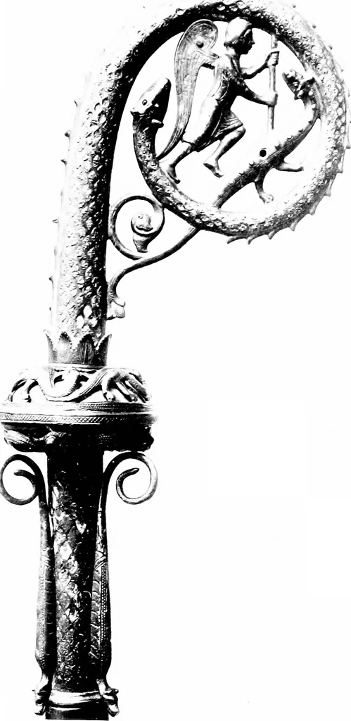 An illustration from Dinanderie; a history and description of mediæval art work in copper, brass and bronze, 1910, leaf 218