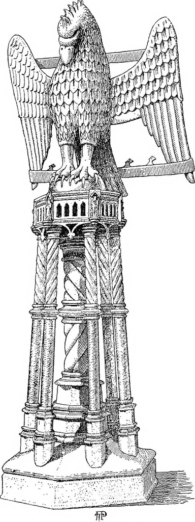 An illustration from Dinanderie; a history and description of mediæval art work in copper, brass and bronze, 1910, leaf 237