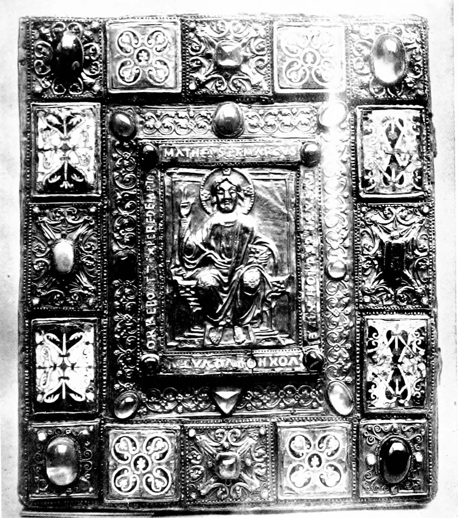 An illustration from Dinanderie; a history and description of mediæval art work in copper, brass and bronze, 1910, leaf 244