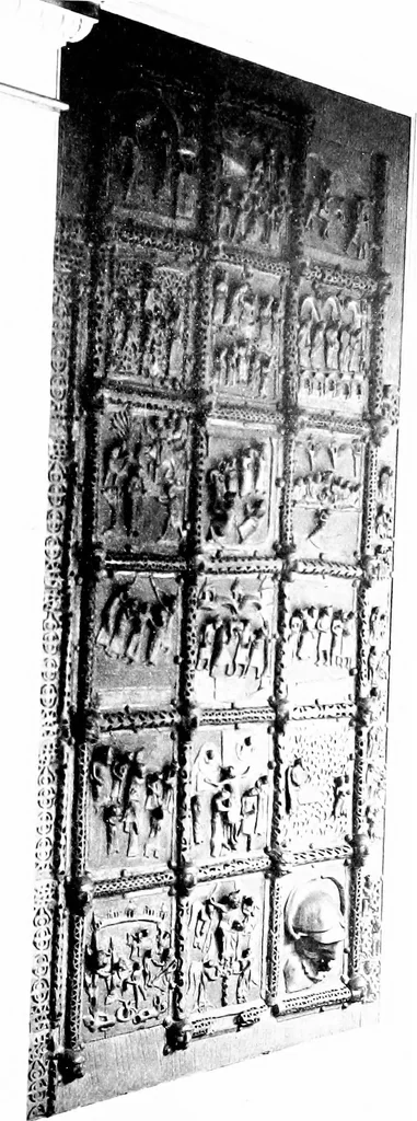 An illustration from Dinanderie; a history and description of mediæval art work in copper, brass and bronze, 1910, leaf 282