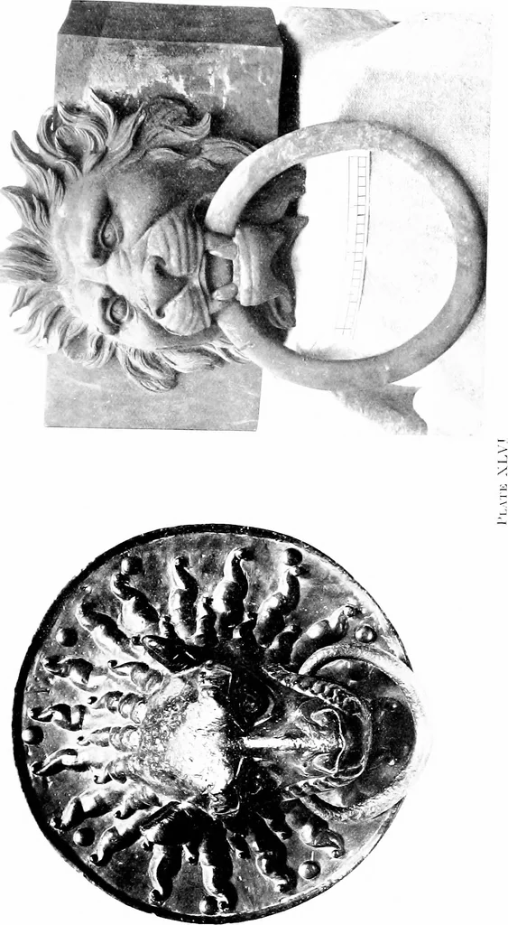 An illustration from Dinanderie; a history and description of mediæval art work in copper, brass and bronze, 1910, leaf 308