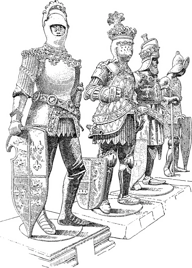 An illustration from Dinanderie; a history and description of mediæval art work in copper, brass and bronze, 1910, leaf 322