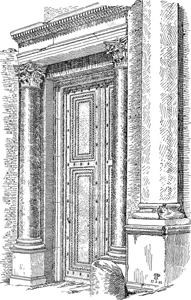 An illustration from Dinanderie; a history and description of mediæval art work in copper, brass and bronze, 1910, leaf 44