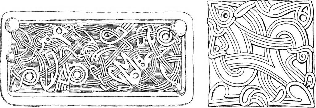 An illustration from Dinanderie; a history and description of mediæval art work in copper, brass and bronze, 1910, leaf 53