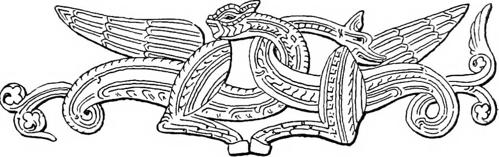 An illustration from Dinanderie; a history and description of mediæval art work in copper, brass and bronze, 1910, leaf 54