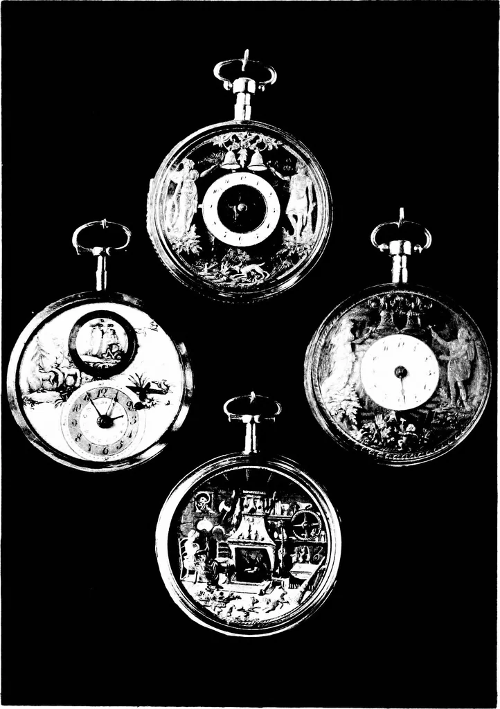 An illustration from Collection of watches loaned to the Metropolitan museum of art of the city of New York, 1907, leaf 36