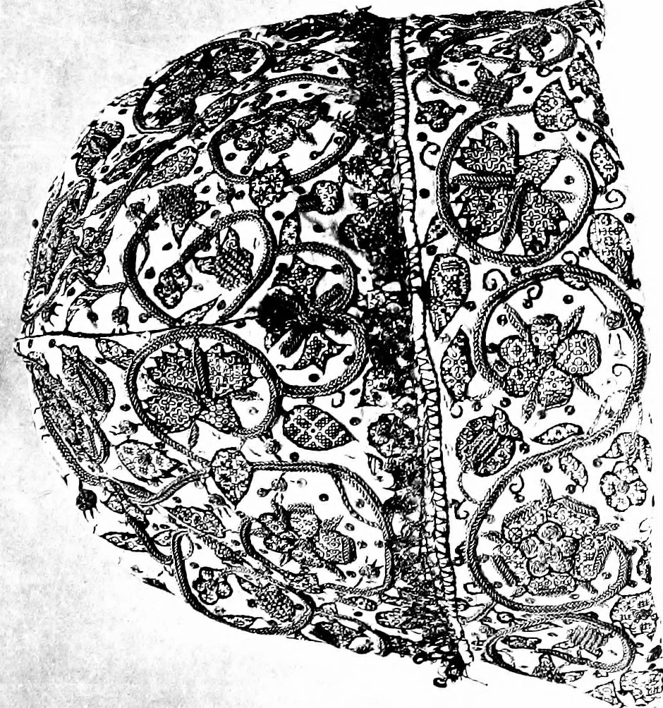 An illustration from The Franco-British exhibition of textiles 1921, 1922, leaf 110