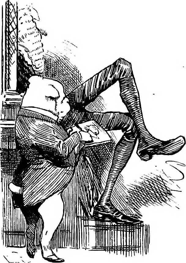 An illustration from M.P.'s in session, from Mr. Punch's parliamentary portrait gallery, 1889, leaf 11