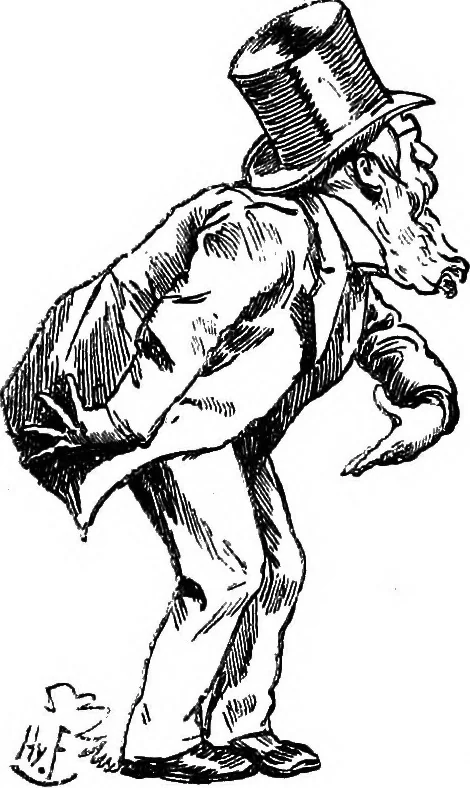 An illustration from M.P.'s in session, from Mr. Punch's parliamentary portrait gallery, 1889, leaf 15