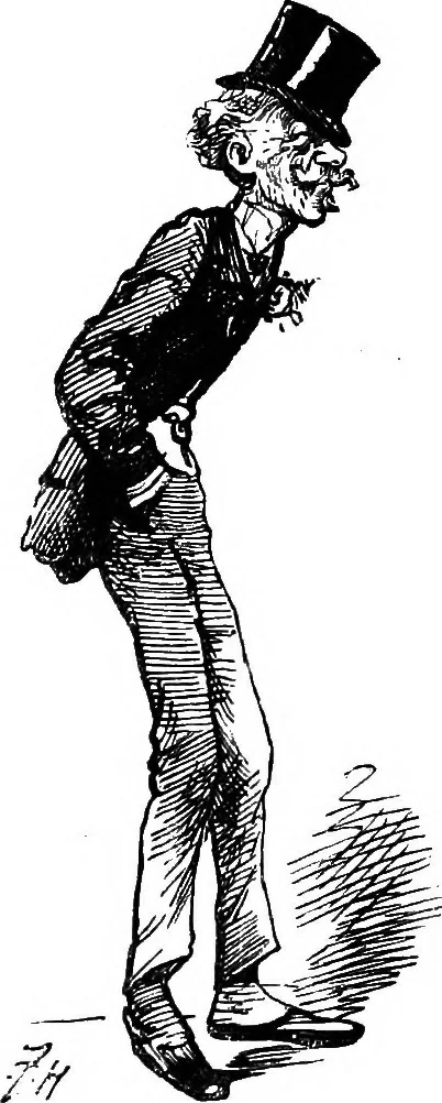 An illustration from M.P.'s in session, from Mr. Punch's parliamentary portrait gallery, 1889, leaf 16